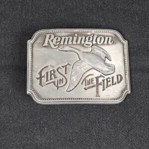 Remington Belt Buckle Silver Tone Canada Goose Sid Bell 1980 USA